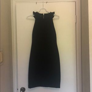 Little Black Dress with Ruffle Back detail